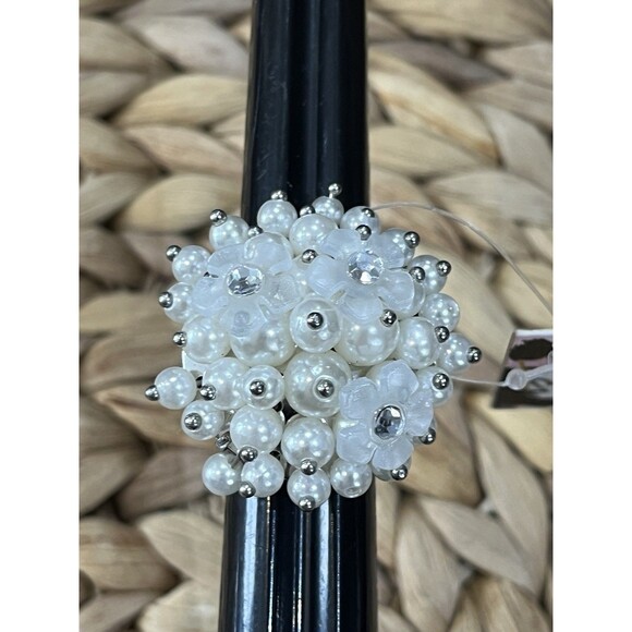 Cha Cha Fairy Regency Y2K Adjustable Ring Womens Coquette Vintage DEADSTOCK - Picture 1 of 7